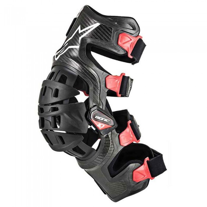 [해외]알파인스타 Bionic-10 Carbon Left 무릎 보호대 9138811860 Black / Red