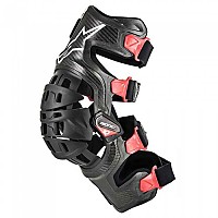 [해외]알파인스타 Bionic-10 Carbon Left 무릎 보호대 9138811860 Black / Red