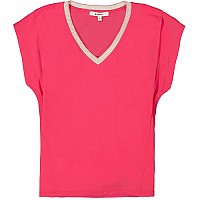 [해외]GARCIA R20204 반팔 V넥 티셔츠 138637435 Pink Yarrow
