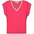 [해외]GARCIA R20204 반팔 V넥 티셔츠 138637435 Pink Yarrow