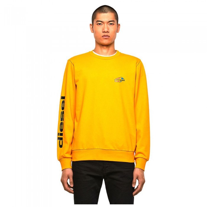 [해외]디젤 Girk K14 Sweatshirt Refurbished Golden / Yellow