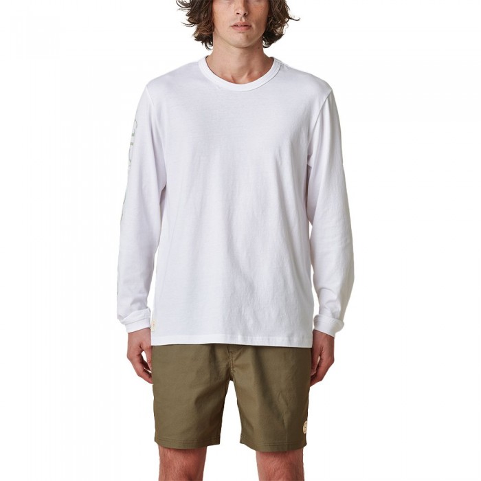 [해외]글로브 Summit Long Sleeve Round Neck T-Shirt 14138642423 White