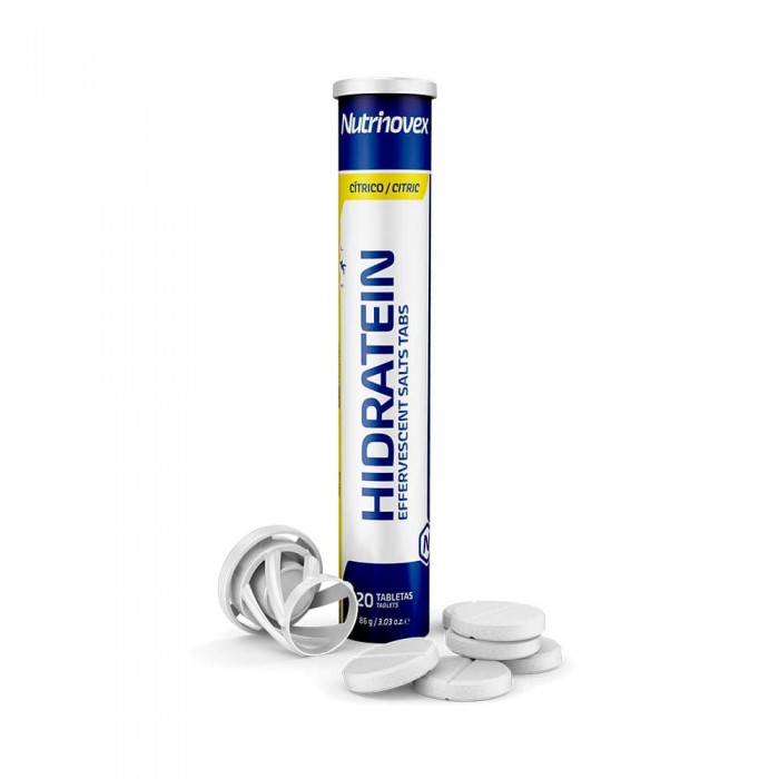 [해외]NUTRINOVEX Hidratein Effervescent Salts 20 Tabletas Citric Electrolyte 1 Unit 12138439459