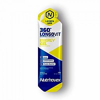 [해외]NUTRINOVEX 레몬과 라임 에너지 젤 롱ovit 360 Energy Gel 40g 1 단위 12138439492