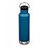 [해외]KLEAN KANTEEN Insulated Classic 스테인리스 스틸 병 루프 모자 590ml 12138634330 Real Teal