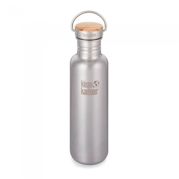 [해외]KLEAN KANTEEN Reflect 병용 대나무 뚜껑 800ml 12138634362 Brushed Stainless