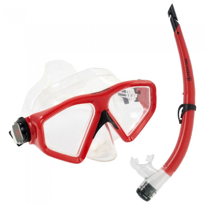 [해외]아쿠아렁 SPORT Saturn Combo Snorkeling Set 10138773557 Black / Red