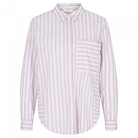 [해외]TOM TAILOR 긴 소매 셔츠 1030325 138714640 Lilac White Vertical Stripe