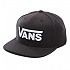 [해외]반스 Drop V II Snapback 모자 14136744048 Black / White