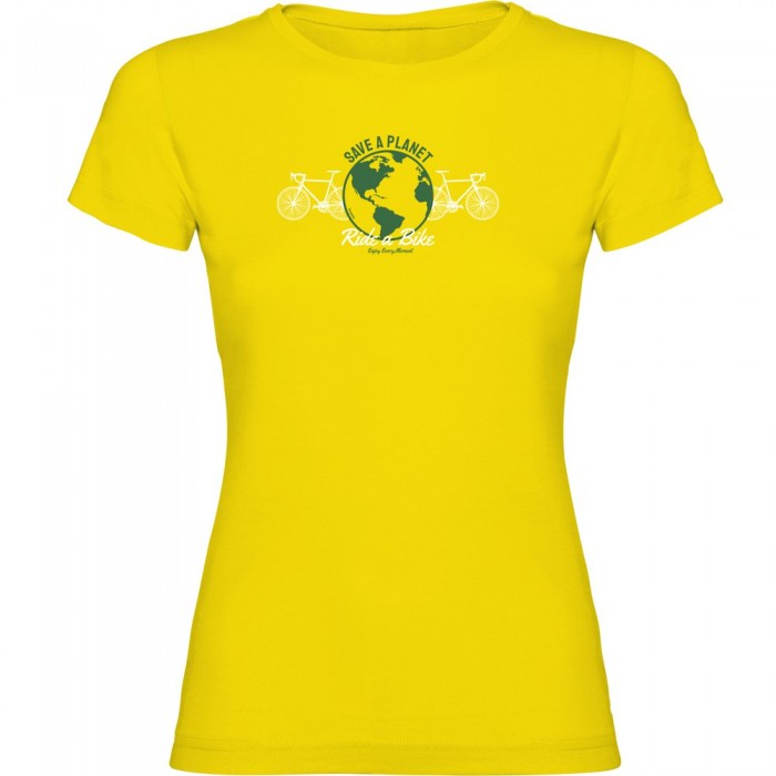 [해외]KRUSKIS Save A Planet 반팔 티셔츠 1138061862 Yellow