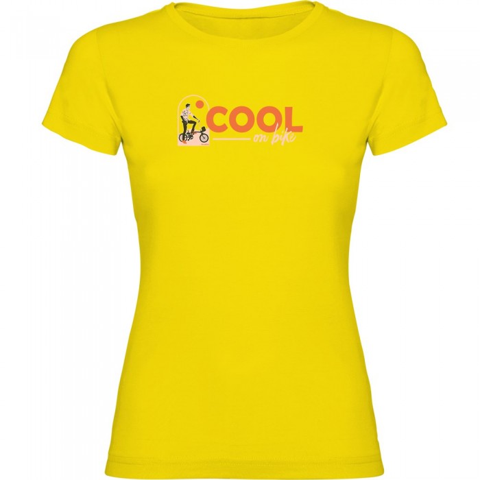[해외]KRUSKIS Cool On Bike 반팔 티셔츠 1138061877 Yellow