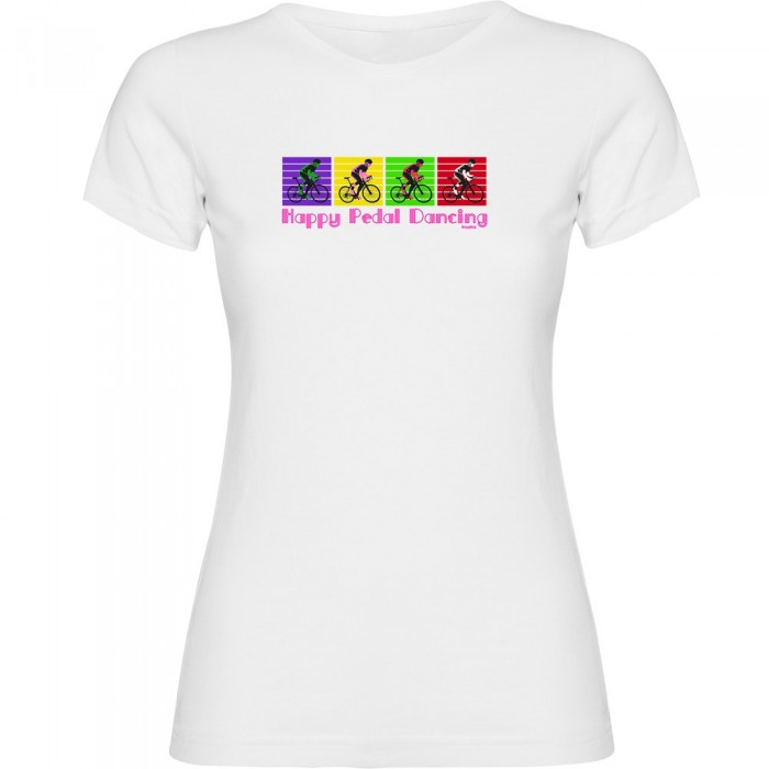 [해외]KRUSKIS Happy Pedal Dancing 반팔 티셔츠 1138061978 White