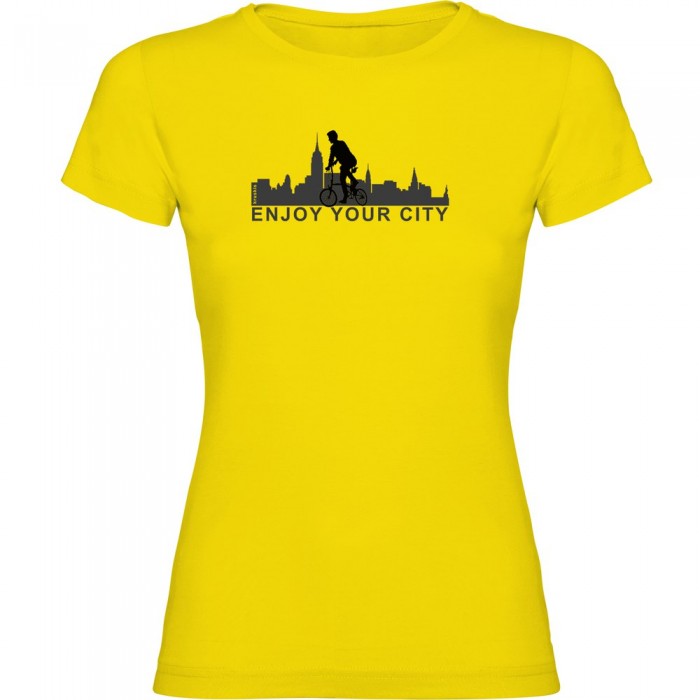 [해외]KRUSKIS Enjoy Your City 반팔 티셔츠 1138062102 Yellow