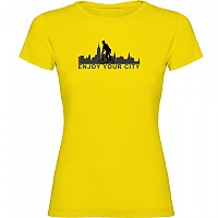 [해외]KRUSKIS Enjoy Your City 반팔 티셔츠 1138062102 Yellow