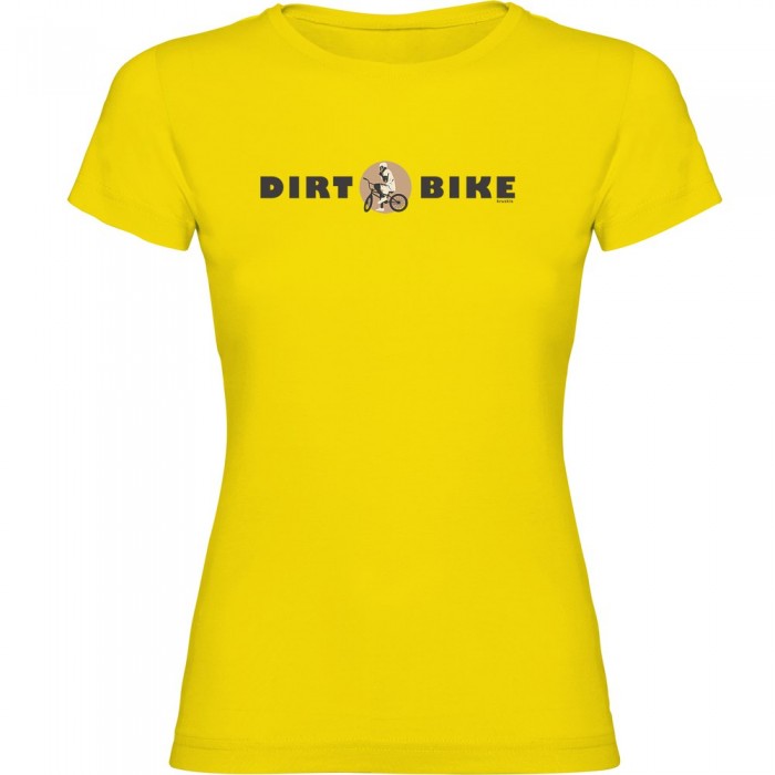 [해외]KRUSKIS Dirt Bike 반팔 티셔츠 1138062162 Yellow