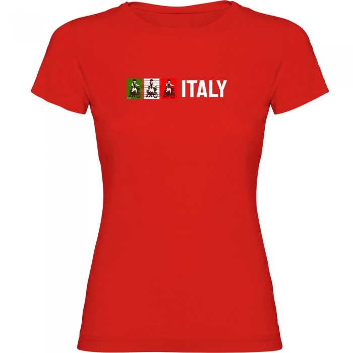 [해외]KRUSKIS Italy 반팔 티셔츠 1138062249 Red