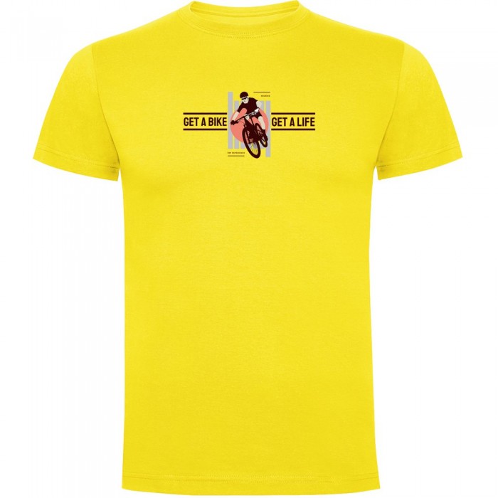 [해외]KRUSKIS Get A Life 반팔 티셔츠 1138061807 Yellow