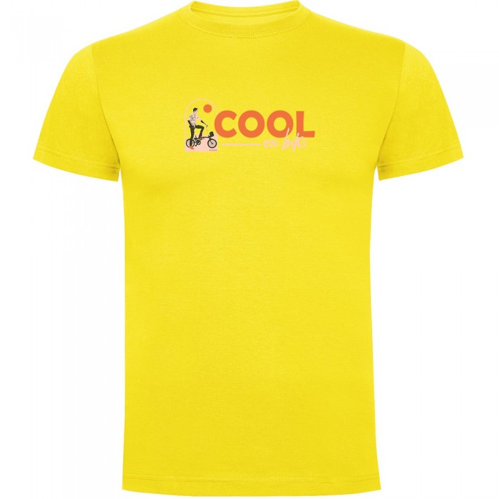 [해외]KRUSKIS Cool On Bike 반팔 티셔츠 1138061867 Yellow