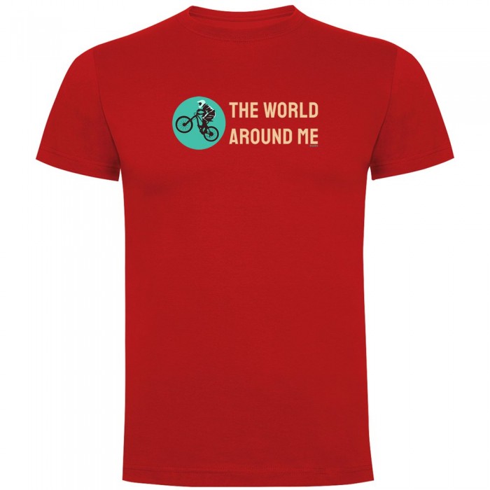 [해외]KRUSKIS The World Around Me 반팔 티셔츠 1138062081 Red