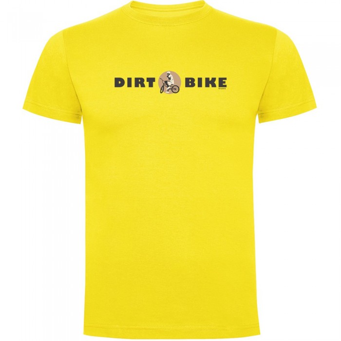 [해외]KRUSKIS Dirt Bike 반팔 티셔츠 1138062152 Yellow