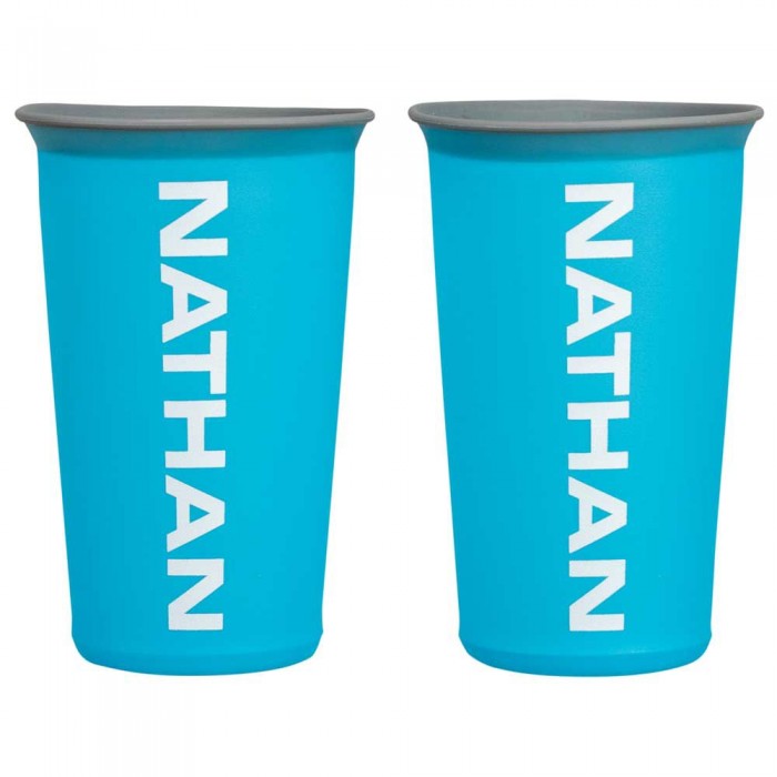 [해외]NATHAN 재사용 가능한 레이스 데이 컵 팩 2 6138800355 Blue Me Away / White