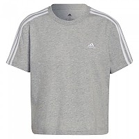 [해외]아디다스 3 Stripes 반팔 티셔츠 138423699 Medium Grey Heather / White