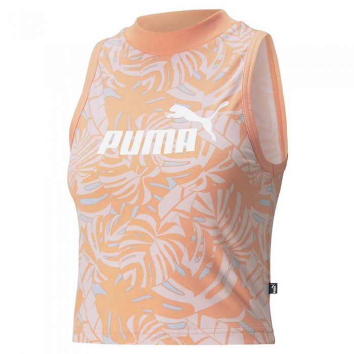 [해외]푸마 Floral Vibes Aop High 넥 민소매 티셔츠 138522437 Peach Pink