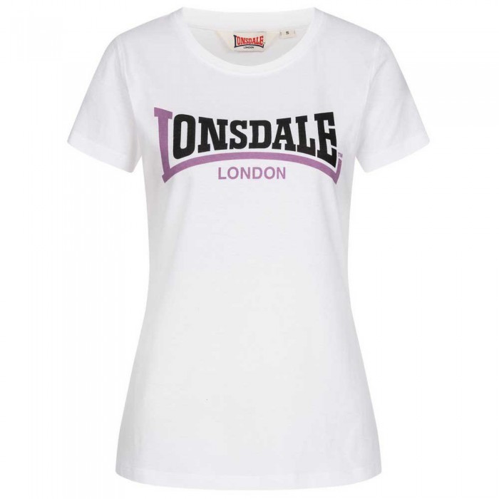 [해외]LONSDALE Achnavast 반팔 티셔츠 138794940 White / Black / Lilac