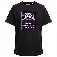 [해외]LONSDALE Ramscraigs 반팔 티셔츠 138795219 Black / Lilac