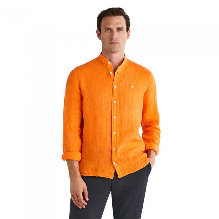 [해외]해켓 Garment Dyed Ps 긴팔 셔츠 138655439 Orange