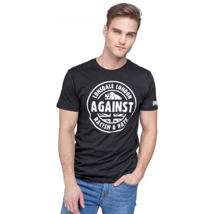 [해외]LONSDALE Against Racism 반팔 티셔츠 138794943 Black