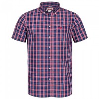[해외]LONSDALE Brixworth 반팔 셔츠 138795000 Red / White / Dark Blue
