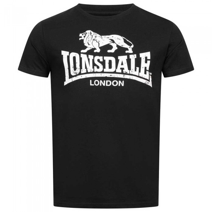 [해외]LONSDALE Silverhill 반팔 티셔츠 138795233 Black / White