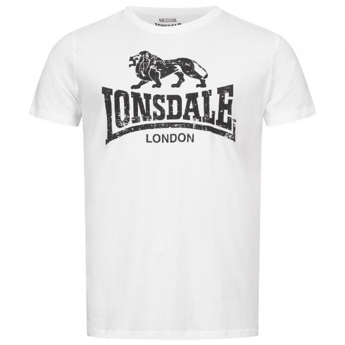 [해외]LONSDALE Silverhill 반팔 티셔츠 138795236 White / Black