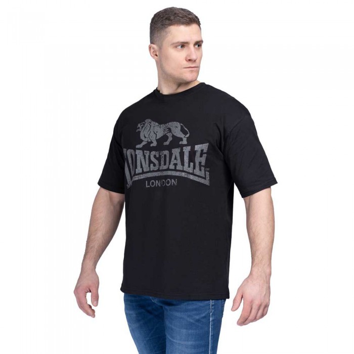 [해외]LONSDALE Thrumster 반팔 티셔츠 138795268 Black / Anthracite