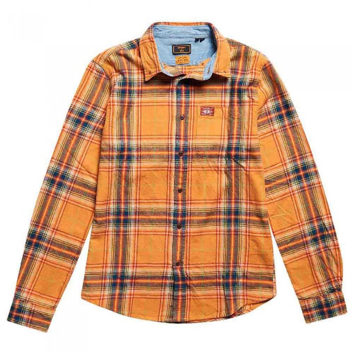 [해외]슈퍼드라이 긴 소매 셔츠 Heritage Lumberjack 138185918 Sunset Check