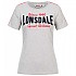 [해외]LONSDALE Creggan 반팔 티셔츠 7138795041 Marl Grey / Navy / Red