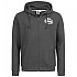 [해외]LONSDALE Daventry 풀지퍼 스웨트셔츠 7138795049 Marl Anthracite