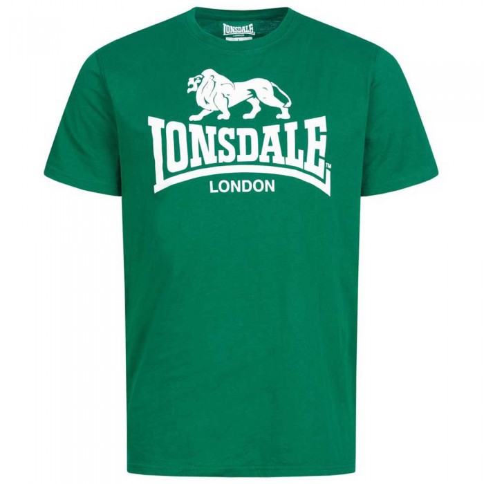 [해외]LONSDALE Logo 반팔 티셔츠 7138795156 Bottle Green