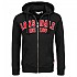 [해외]LONSDALE Paignton 풀지퍼 스웨트셔츠 7138795198 Black / Red / White