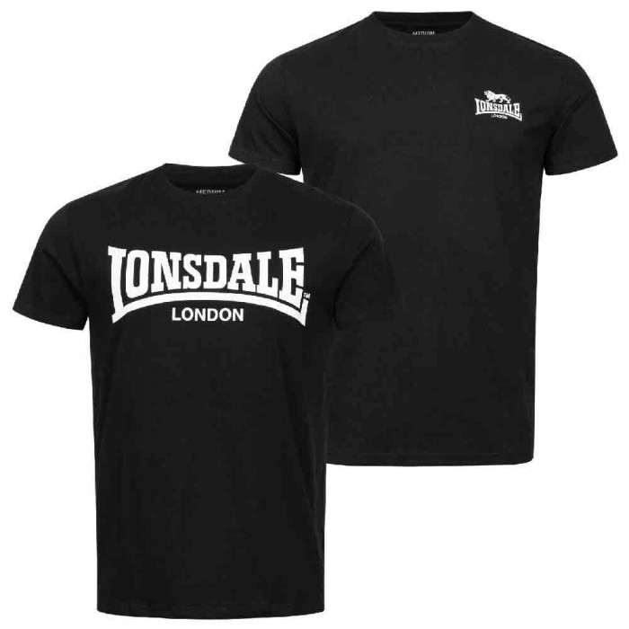 [해외]LONSDALE Piddinghoe 반팔 티셔츠 2 단위 7138795204 Black