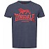 [해외]LONSDALE Silverhill 반팔 티셔츠 7138795235 Marl Navy / Dark Red