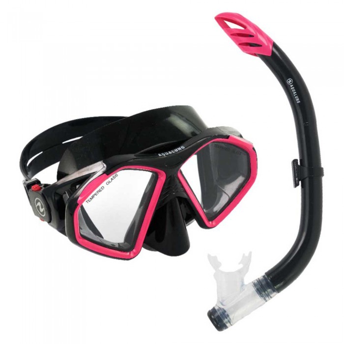 [해외]아쿠아렁 SPORT Hawkeye Combo Snorkeling Set 10138773528 Black / Pink