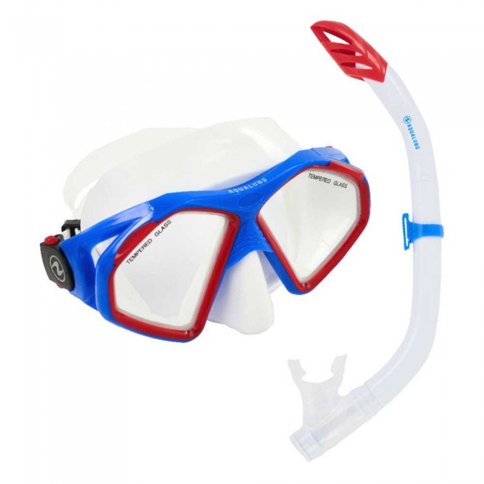 [해외]아쿠아렁 SPORT Hawkeye Combo Snorkeling Set 10138773529 Red / Blue