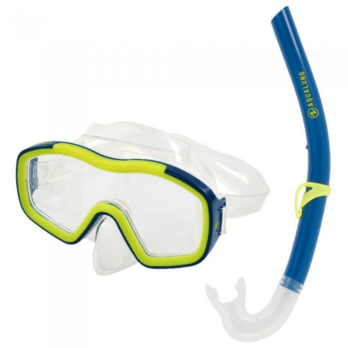 [해외]아쿠아렁 SPORT Raccoon Combo Junior Snorkeling Set 10138773553 Clear / Blue / Yellow