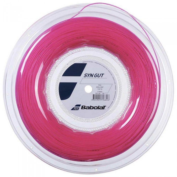 [해외]바볼랏 Synthetic Gut 200 m Tennis Reel String 12137436994 Pink