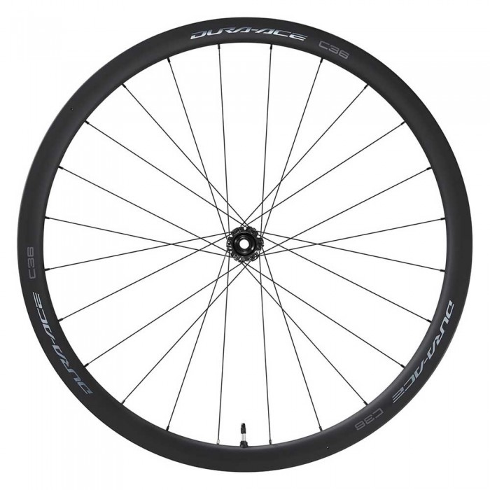 [해외]시마노 Dura Ace R9270 C36 CL Disc Carbon Tubeless 도로 자전거 앞바퀴 1138344496 Black