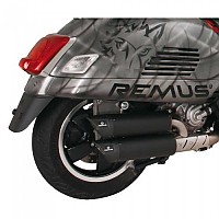 [해외]REMUS GTS 125 ie Super 09 RSC 스쿠터용 스테인리스 스틸 승인 머플러 9138524941 Black