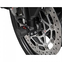 [해외]SW-MOTECH Moto Guzzi V85 TT 앞바퀴 축 보호대 9138817189 Black