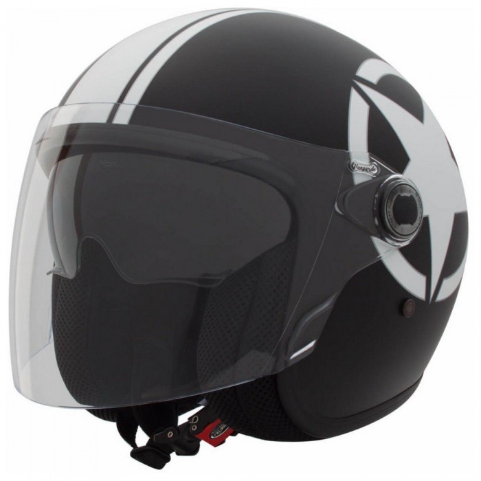 [해외]프리미어  헬멧 Vangarde Star 9 BM 오픈 페이스 헬멧 9138713060 White / Black